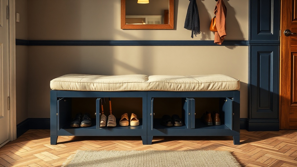 Multifunktionale Sitzbank aus IKEA Besta: Stauraum und Sitzgelegenheit in einem