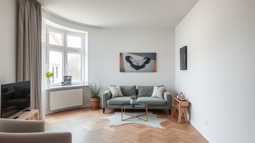 Nahaufnahme von Malerarbeiten an einer Decke mit Farbroller und Abklebeband an der Kante